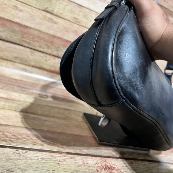 Prada Black Leather Small Shoulder Bag - Picture 6 of 11